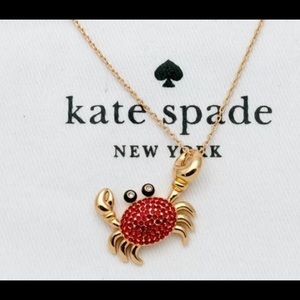 Kate Spade crab necklace